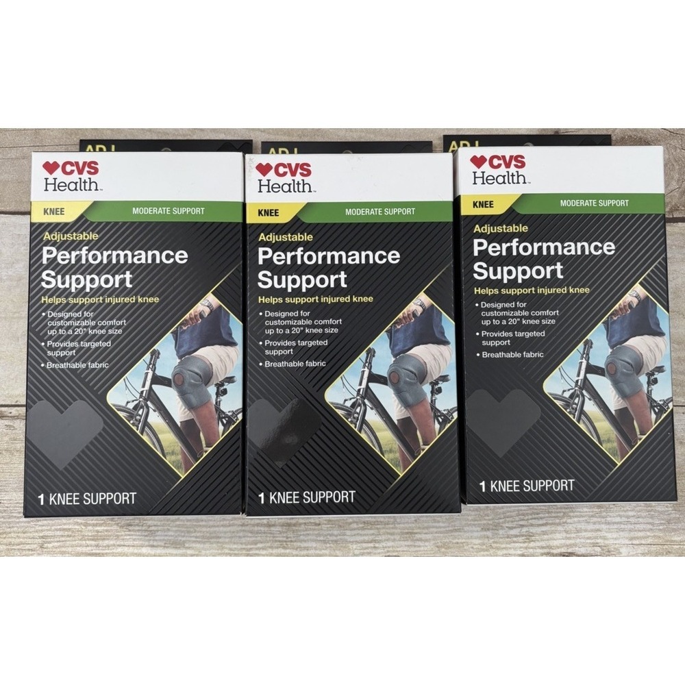 CVS Health Adjustable, Moderate Support, KNEE, Active‎ Compression Support, 3